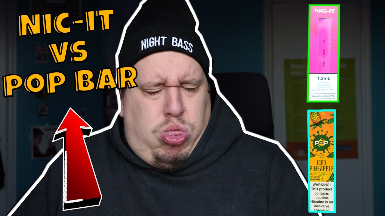 NiC-IT Disposable Vape vs Pop Bar Disposable Review
