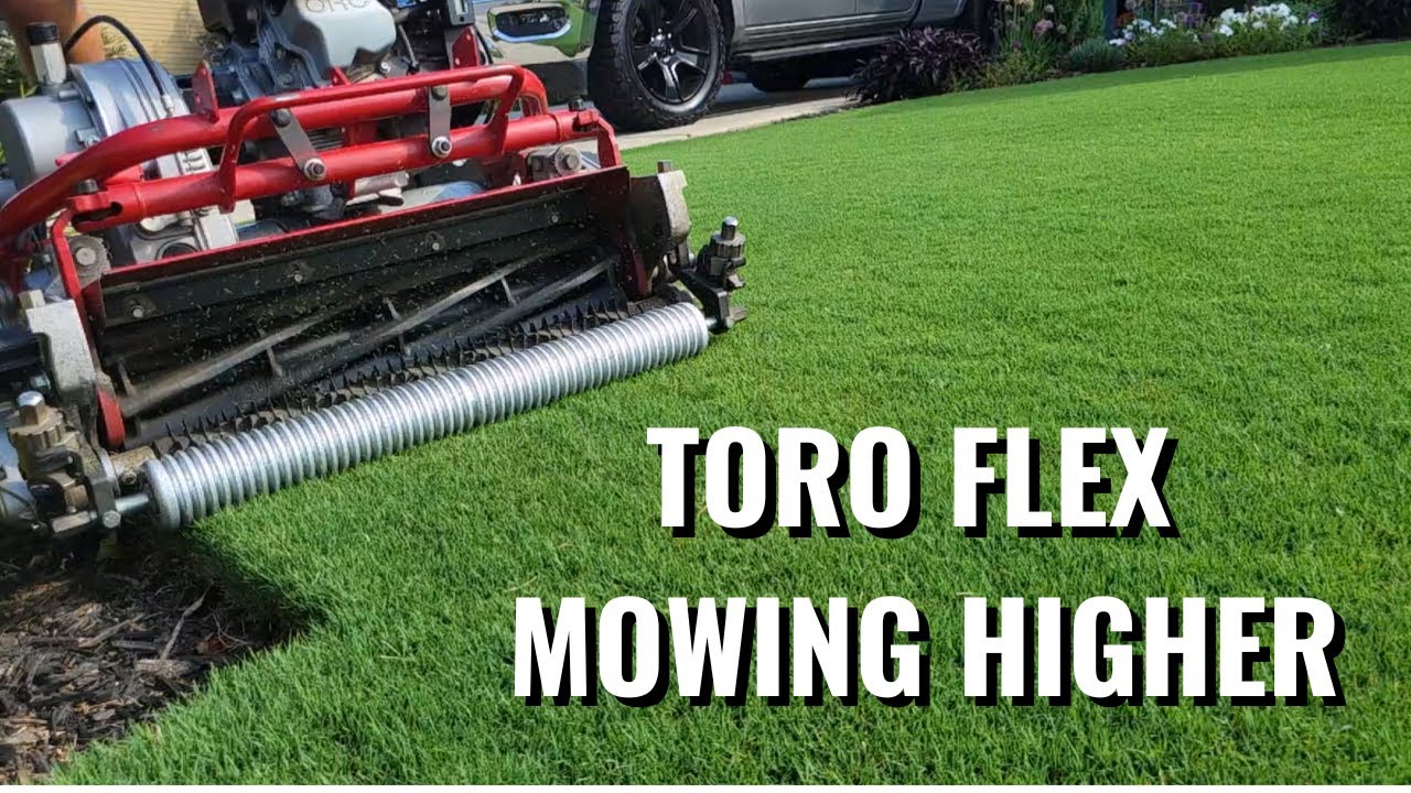 Toro Greensmaster Flex - Mowing at Higher Heights