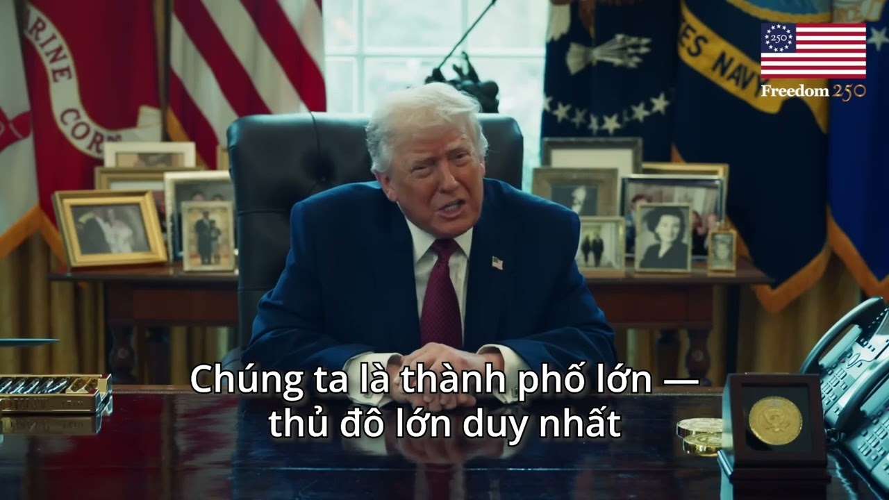Tổng thốngTrump khởi động sáng kiến Freedom 250/ President Trump launches Freedom 250 🇺🇸