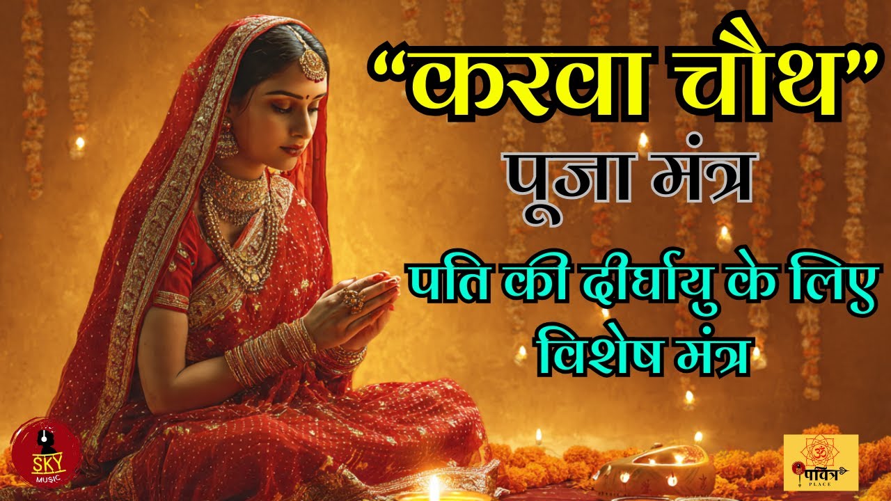 करवा चौथ पूजन मंत्र | Karwa Chauth Mantra for Puja & Husband’s Long Life | Easy Step by Step