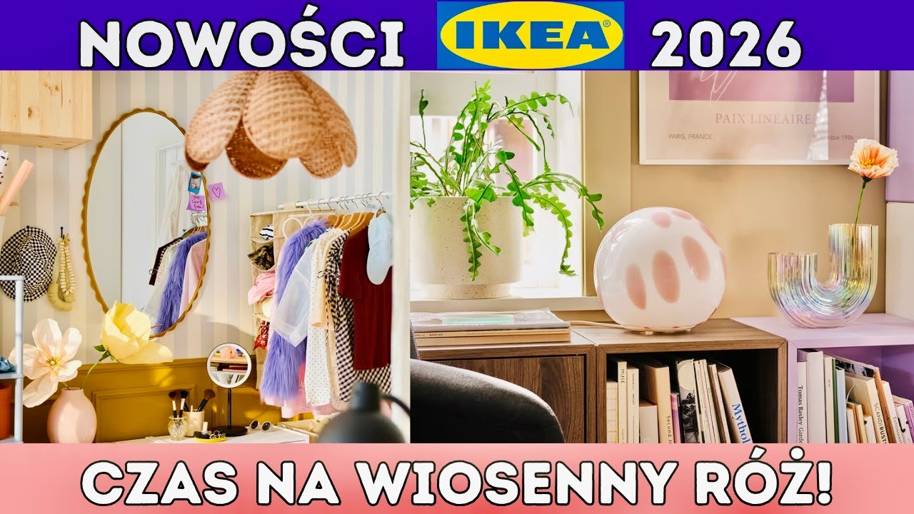 👉 NOWOŚCI IKEA 2026! Lampy, lustra i tekstylia – zobacz co nowego w IKEA