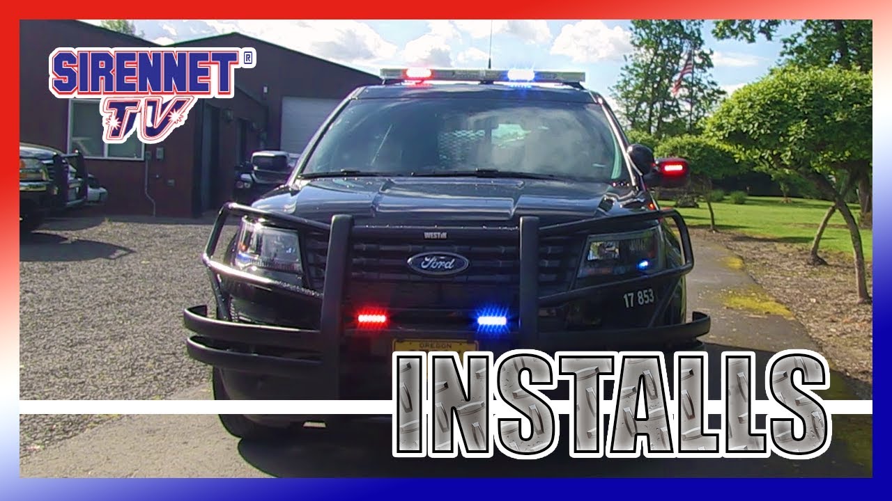 A Ford Police Interceptor Utility Installation