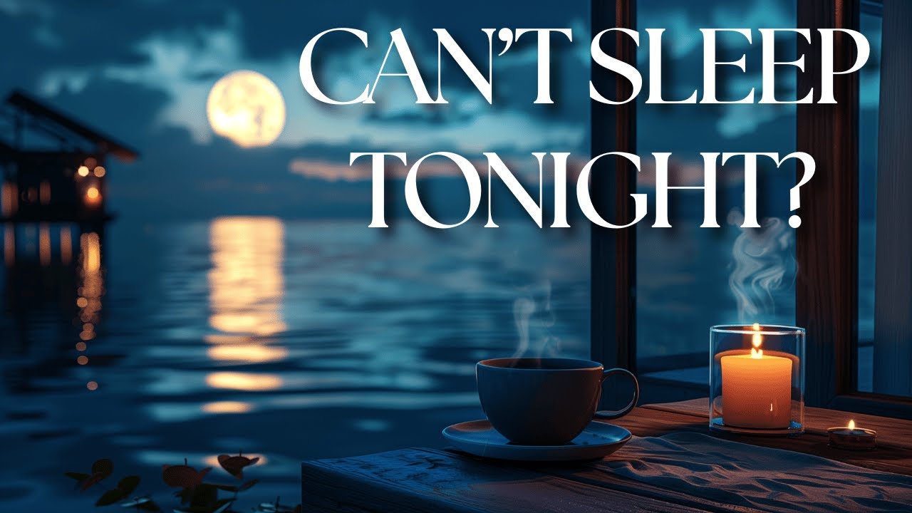 Can’t Sleep? Moonlit Window Calm | Ambient Guitar & Piano for Deep Relaxation & Night Focus