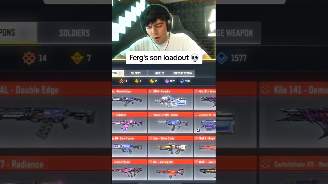 Снаряжение сына Ферга #codm #codmobile #codmferg #ferg #iferg