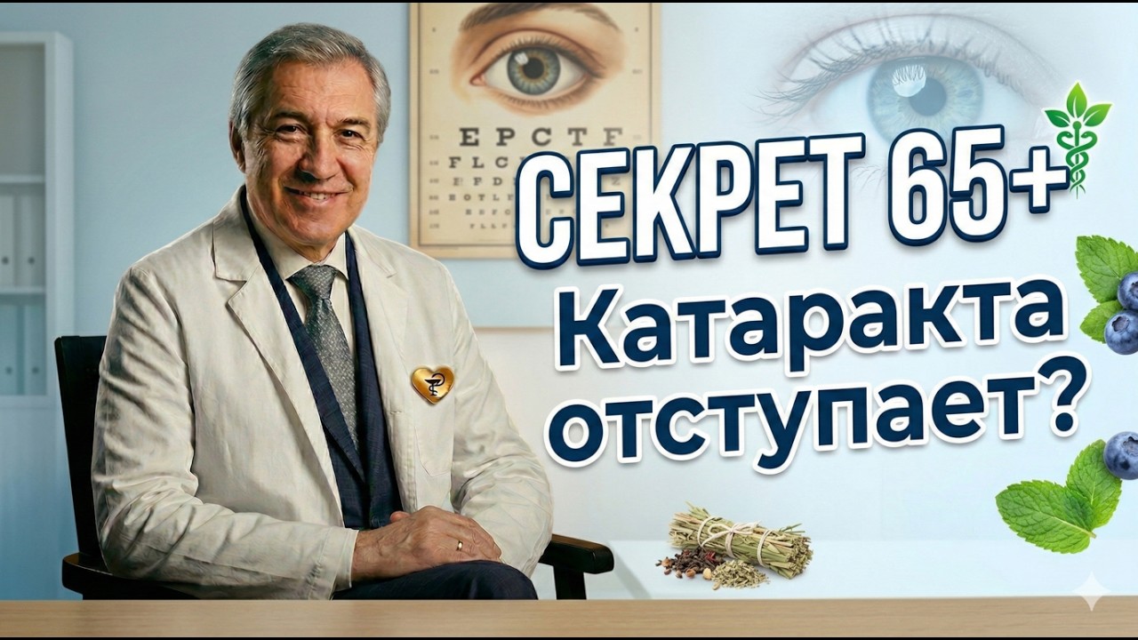Секрет ясного зрения после 65 лет — натуральный рецепт от катаракты