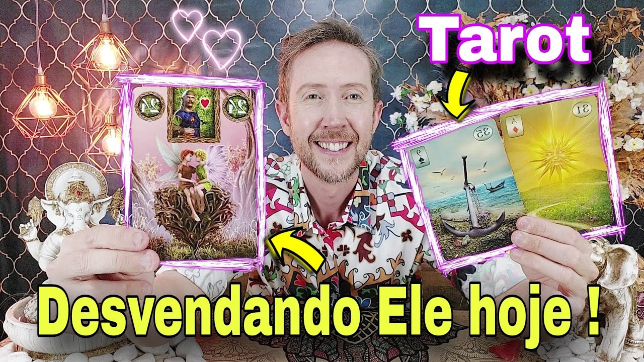 Desvendando ele hoje ! O que ele esconde, O que ele pensa , sente e pretende fazer ? Ele hoje tarot