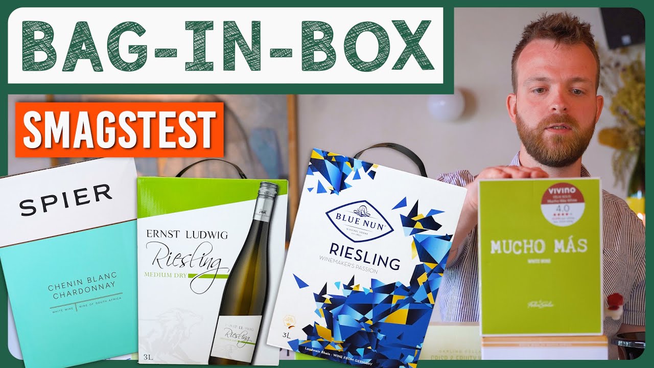 BAG-IN-BOX HVIDVIN | "Det er sgu ikke helt dumt!" | Test af 8 stk.