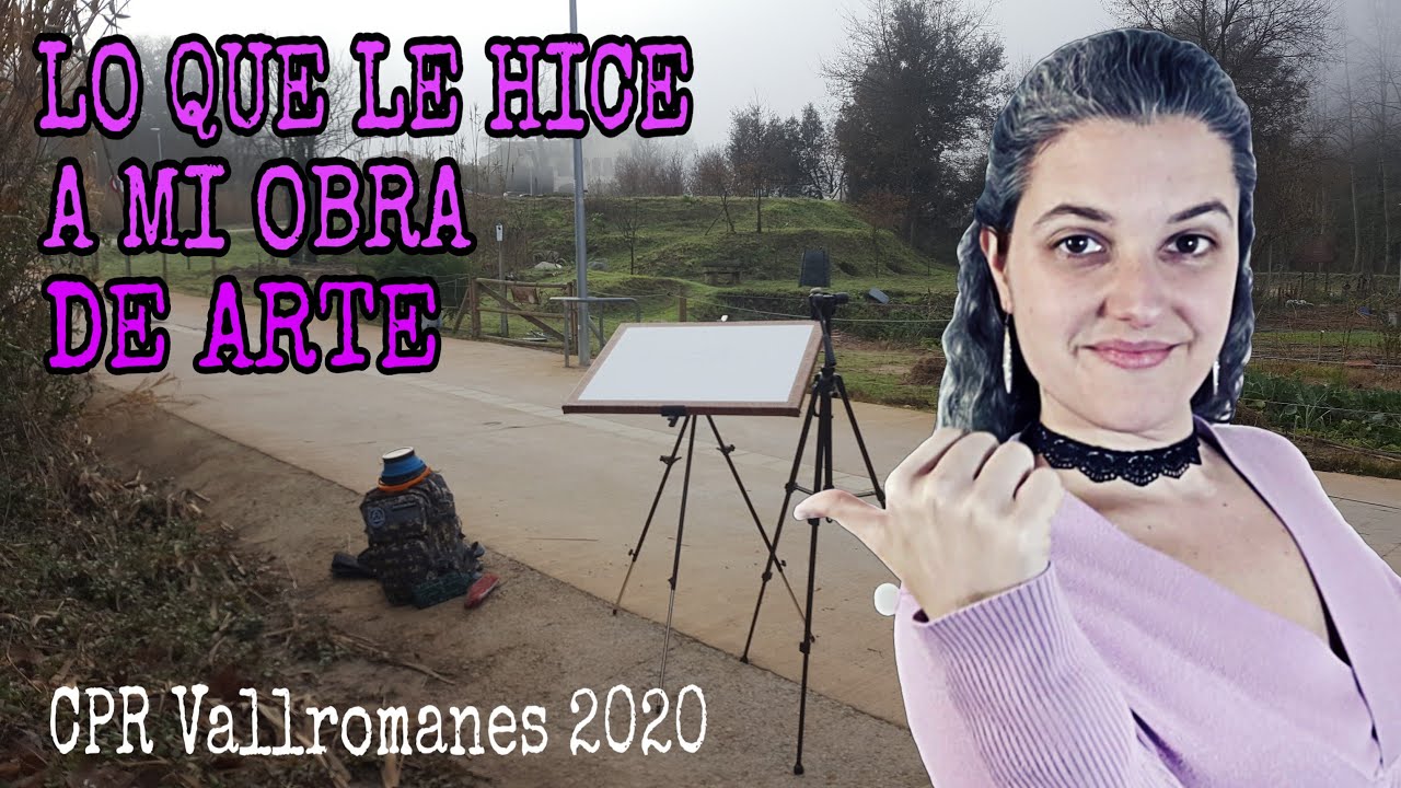 LO QUE LE HICE A MI CUADRO después de un CONCURSO de PINTURA RÁPIDA (Vallromanes 2020)