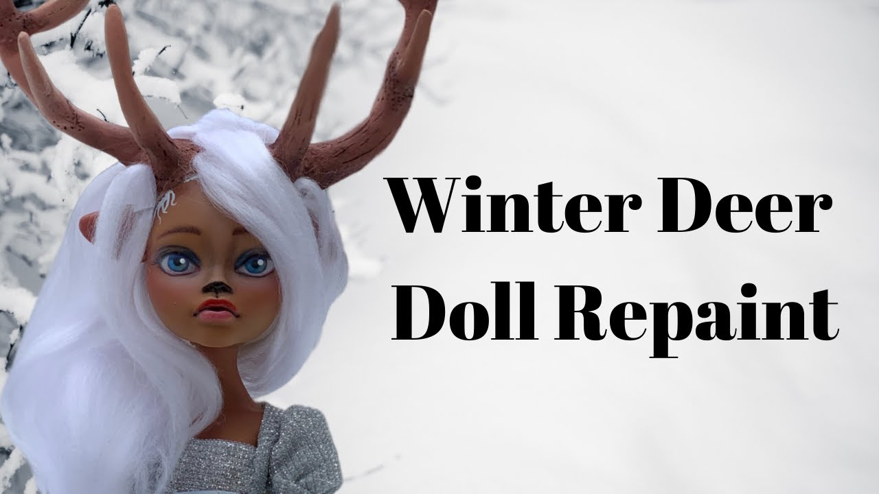 Winter Deer Doll Repaint