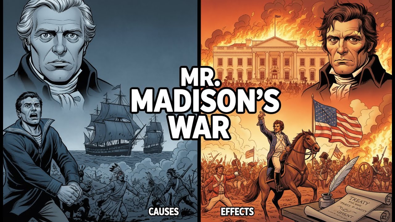US History: James Madison- The Controversial Conflict and Its Lasting Legacy (1809-1817)