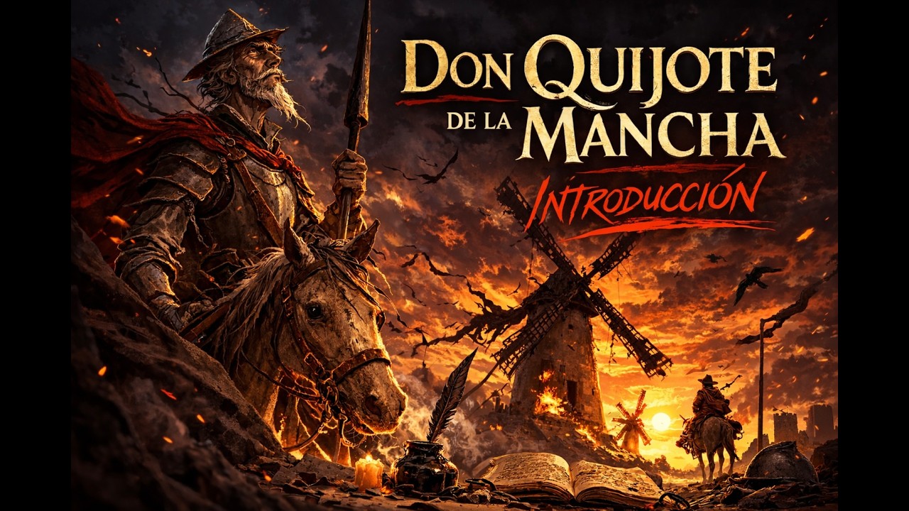 Don quijote de la Mancha. Cap1. ⚔️🔥 “EN UN LUGAR DE LA MANCHA” – 🔥⚔️
