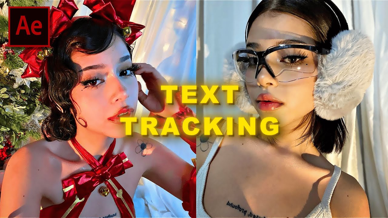 HOW TO : TEXT TRACKING | After Effects Tutorial