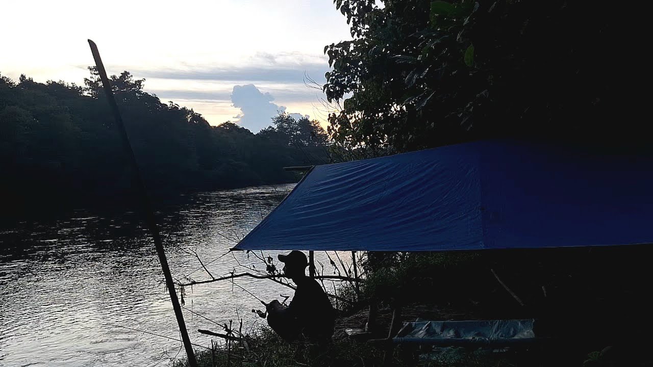 Cam fishing menelusuri spot baru di sungi wahau kalimantan episode 45