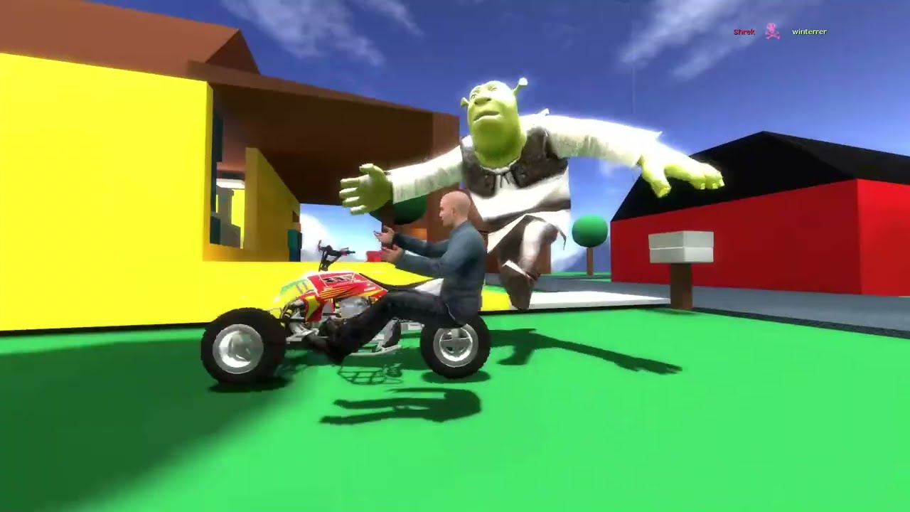 SCARY SHREK @ LEGO GALAXY #gmod #nextbot