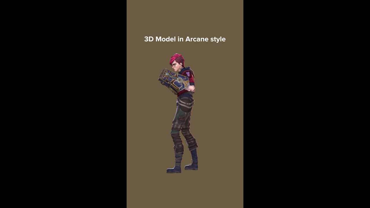Arcane-Style 3D Character Project