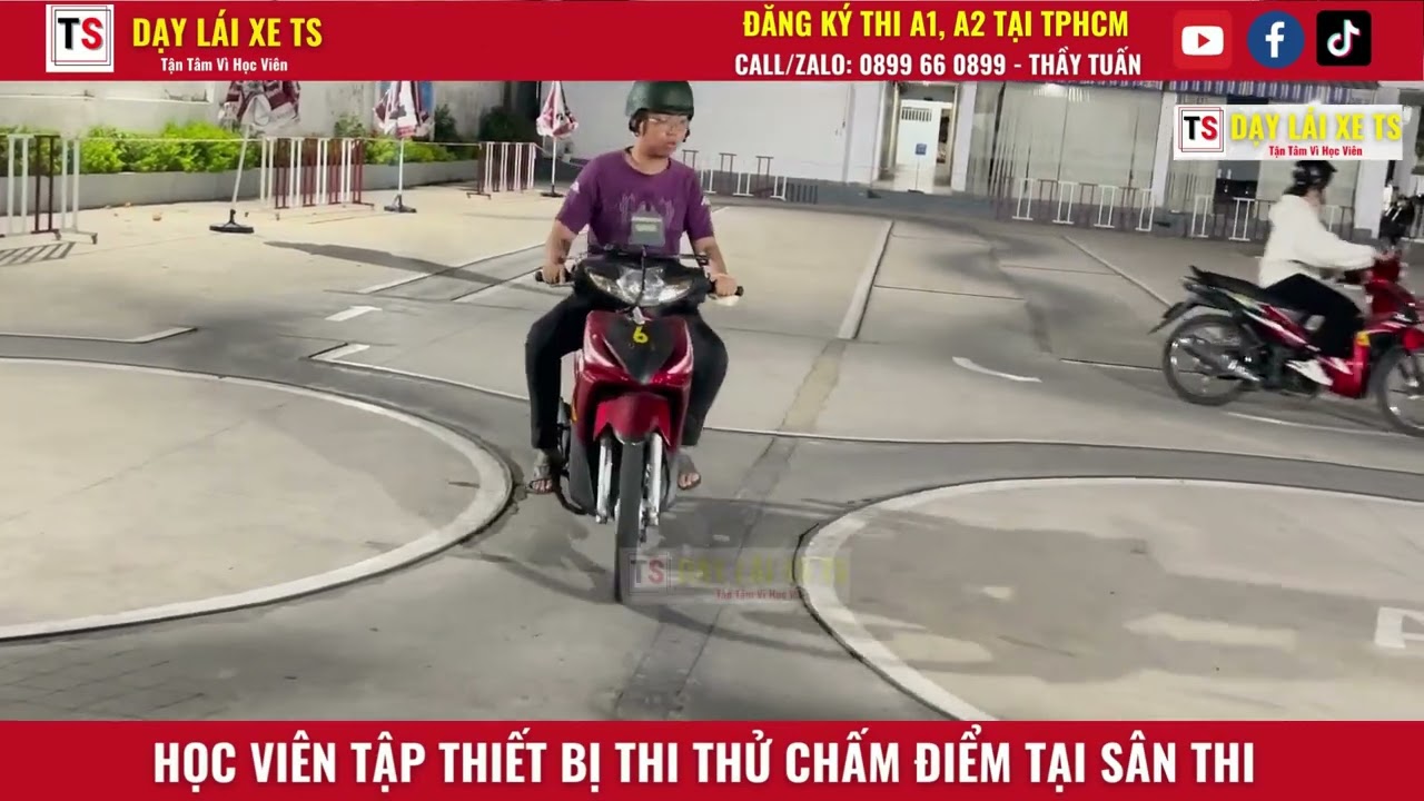 [TỔNG HỢP THI THỬ A1] Thực Hành Thi Bằng Lái Xe A1 | Dạy Lái Xe TS 0899.66.0899 Thầy Tuấn