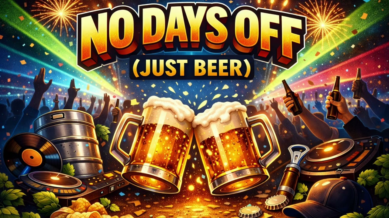 NO DAYS OFF (JUST BEER) 🍺 | Rock x Hip Hop Party Anthem