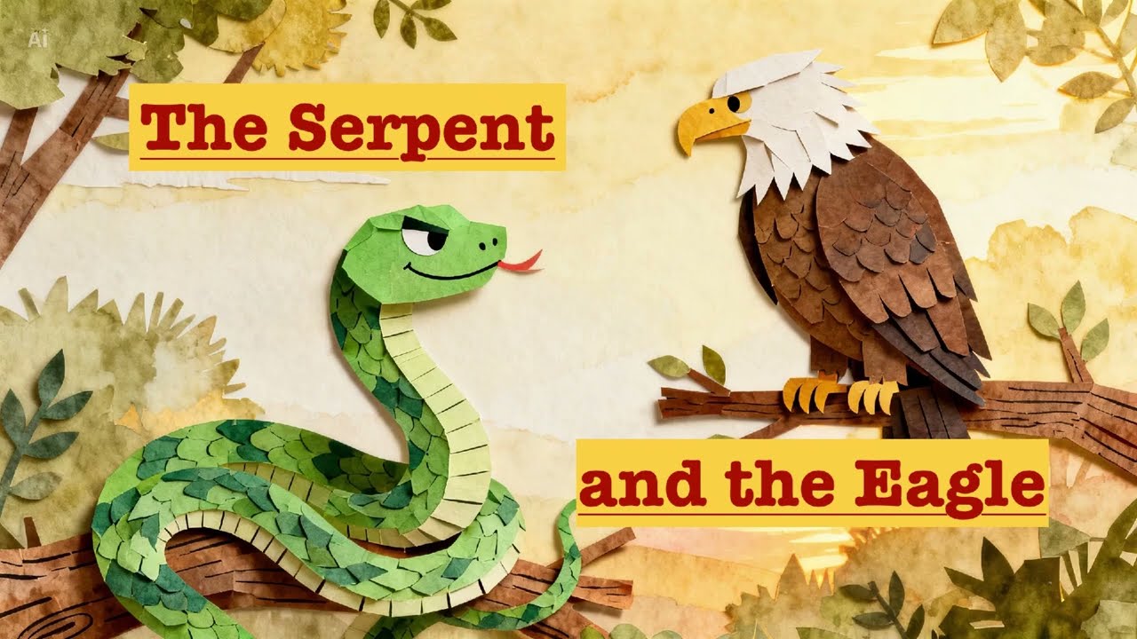 The Serpent and the Eagle: A Bedtime Story About Kindness (Aesop's Fables)