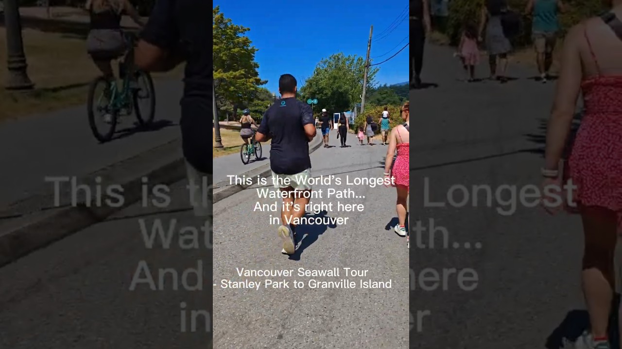 Vancouver Seawall Tour around Stanley Park #vancouver #stanleypark #seawall