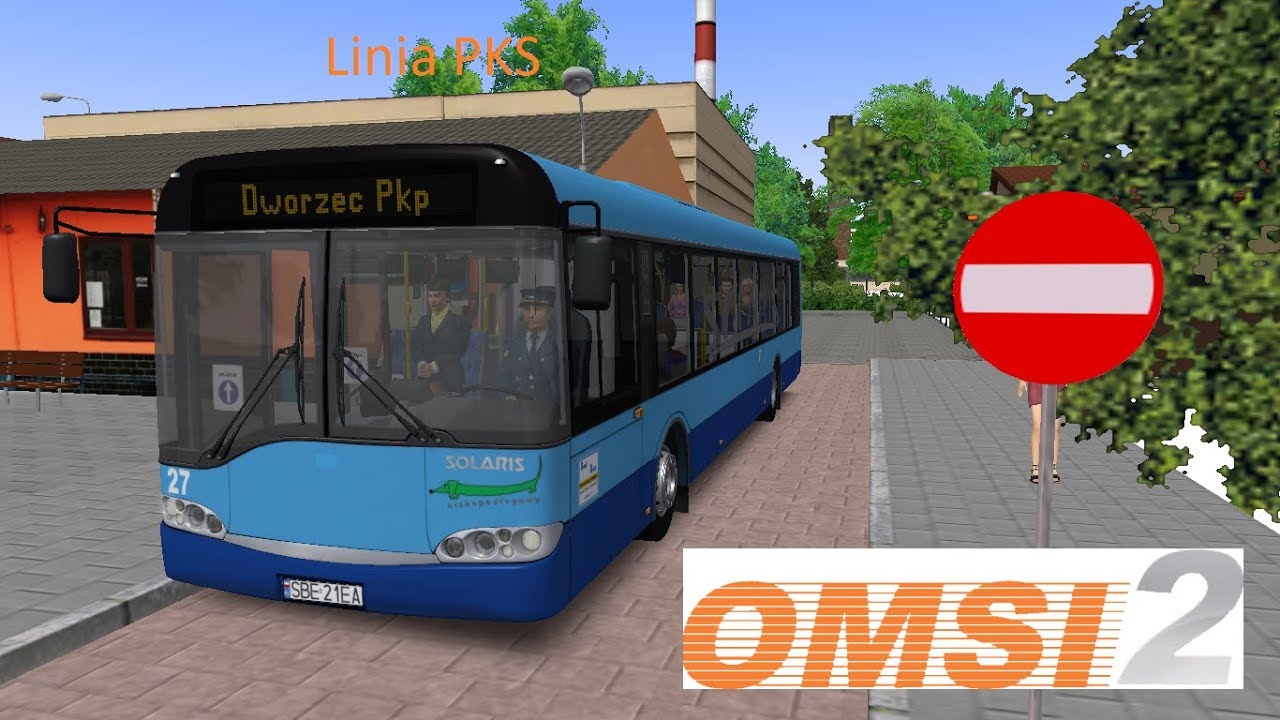 OMSI 2 Wąbrzeźno PKS-PKP Linia PKS Solaris Urbino 12 II