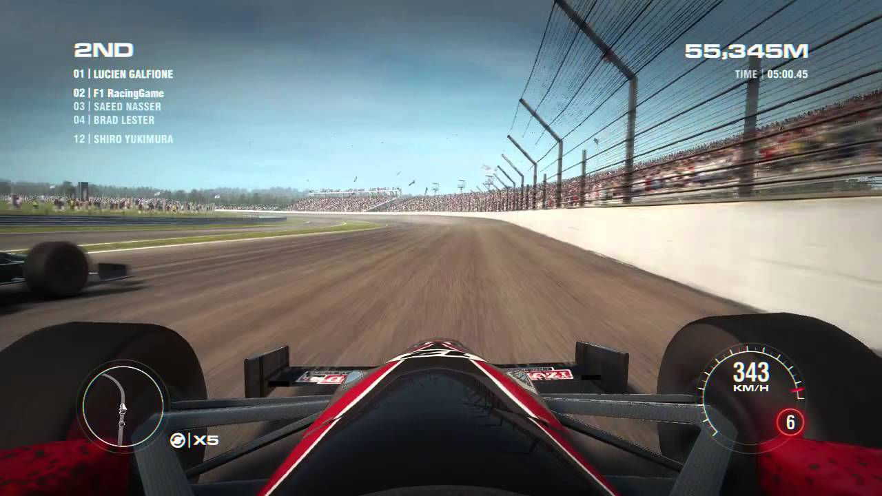 GRID 2 IndyCar Indy 500 - 15 minutes endurance gameplay PC 720p