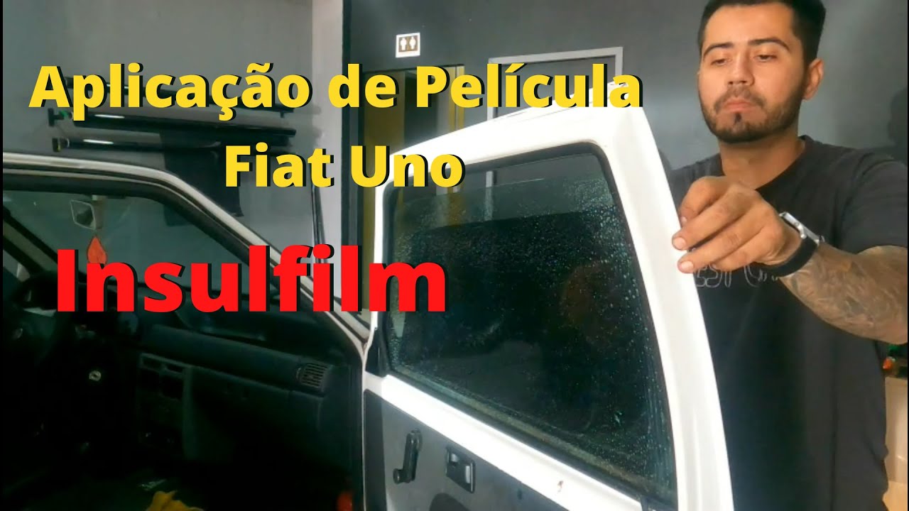 COLOCANDO PELICULA NO FIAT UNO