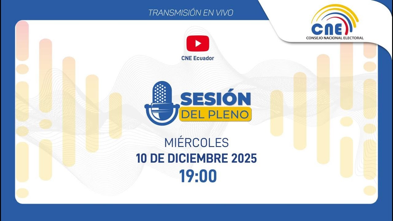 SESIÓN ORDINARIA No. 082-PLE-CNE-2025
