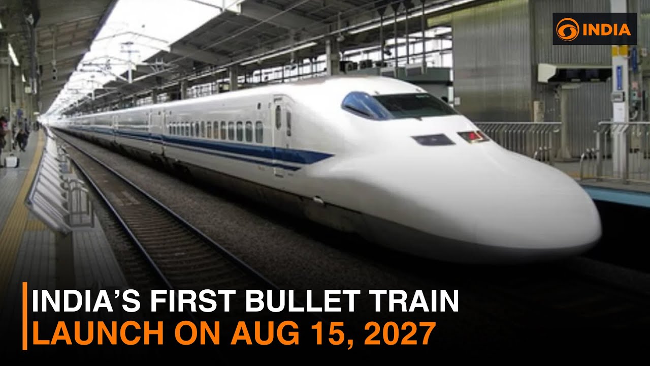 India&rsquo;s First Bullet Train to Launch on Aug 15, 2027 & more news | DD India Live