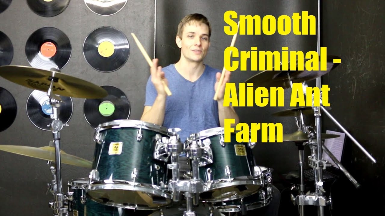 Обучающее видео по игре на барабанах «Smooth Criminal Drum» — Alien Ant Farm