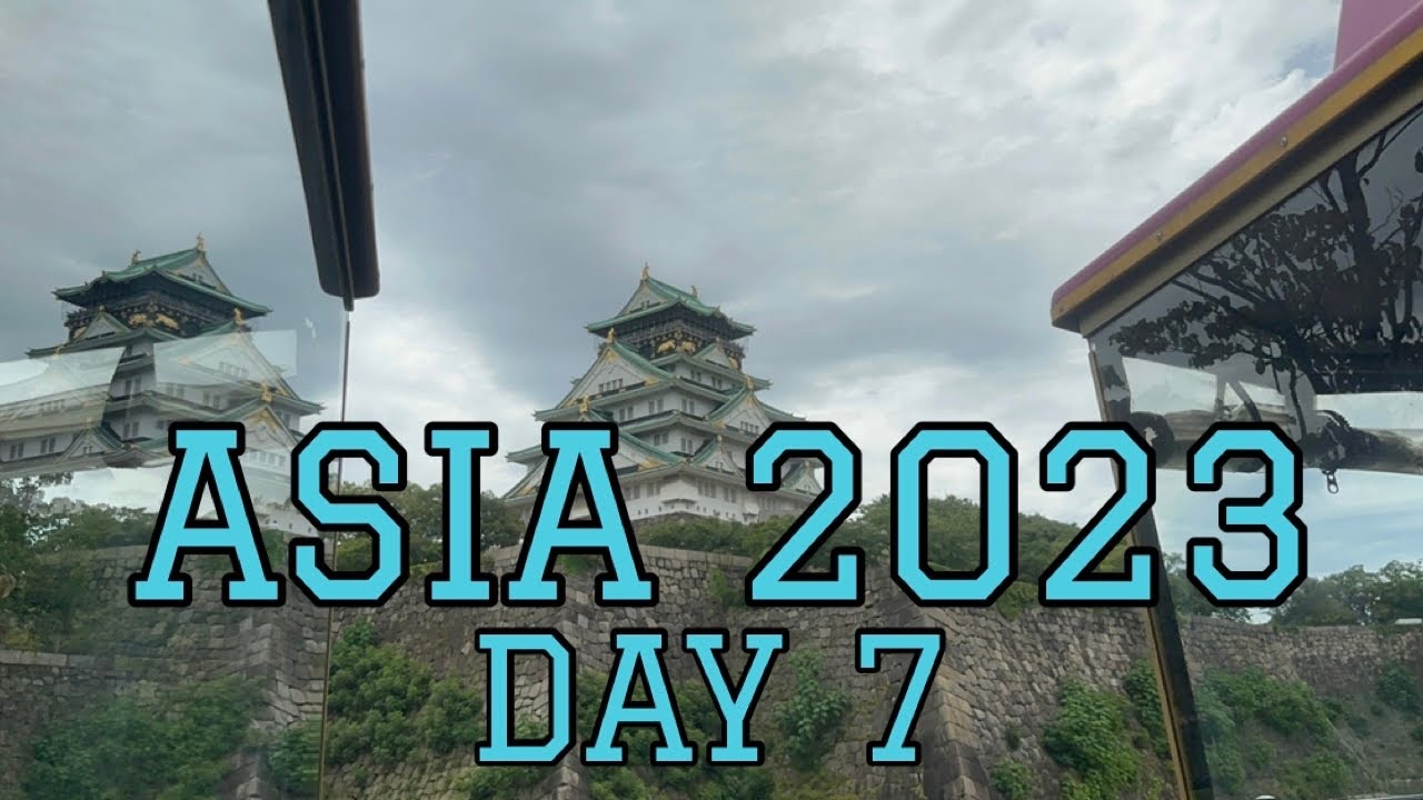 OSAKA - CASTLE + KUROMON MARKET!!! (ASIA 2023) JAPAN AND TAIWAN Trip Vlog! Day 7 ~ August 2023