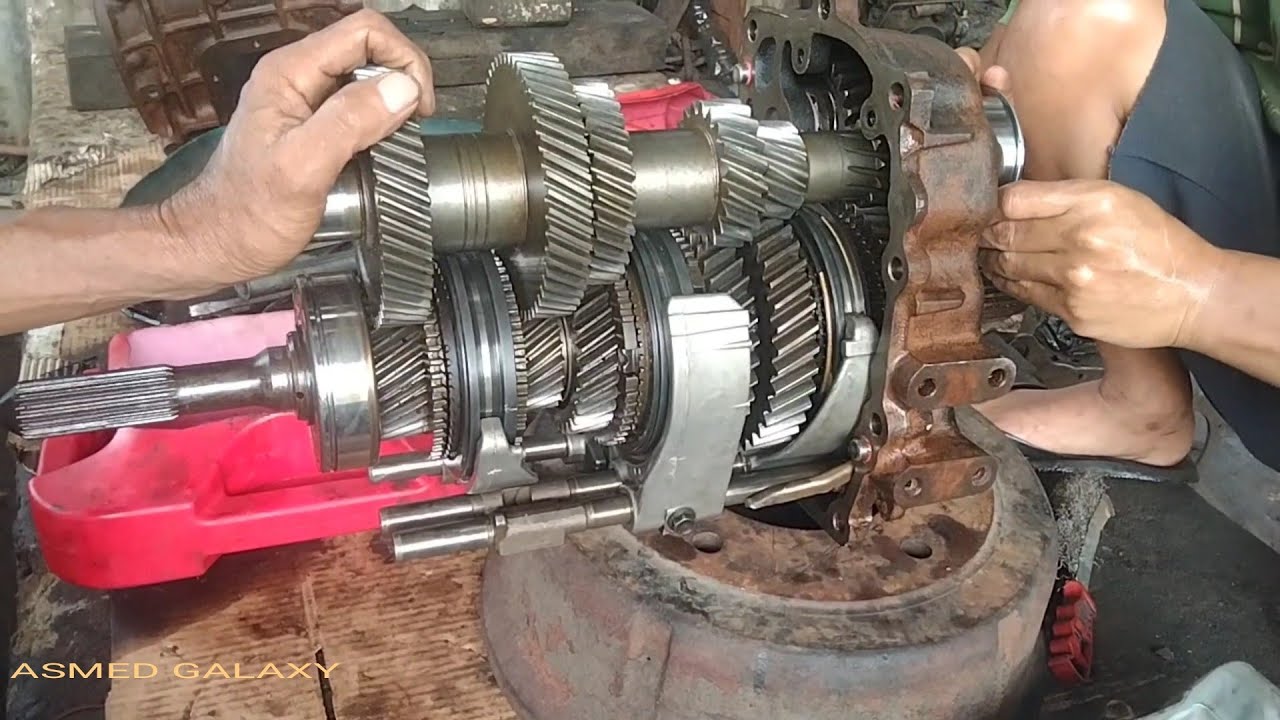 Bongkar Pasang transmisi 14 B Toyota Rino