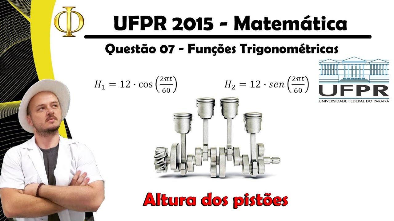 UFPR 2015 - Matemática - Questão 07 - Funções trigonométricas.