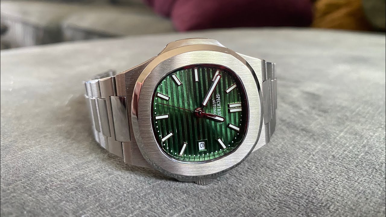 Эти часы Patek Philippe Nautilus Homage с зелёным циферблатом явно недооценены! Обзор часов Spech...