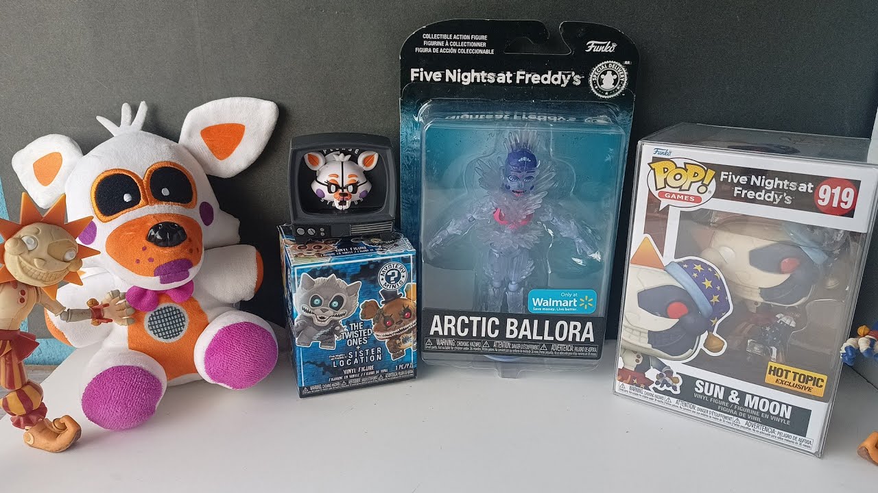 Распаковка фигурок FNAF Arctic Ballora, Sun and Moon Funko POP и MORE
