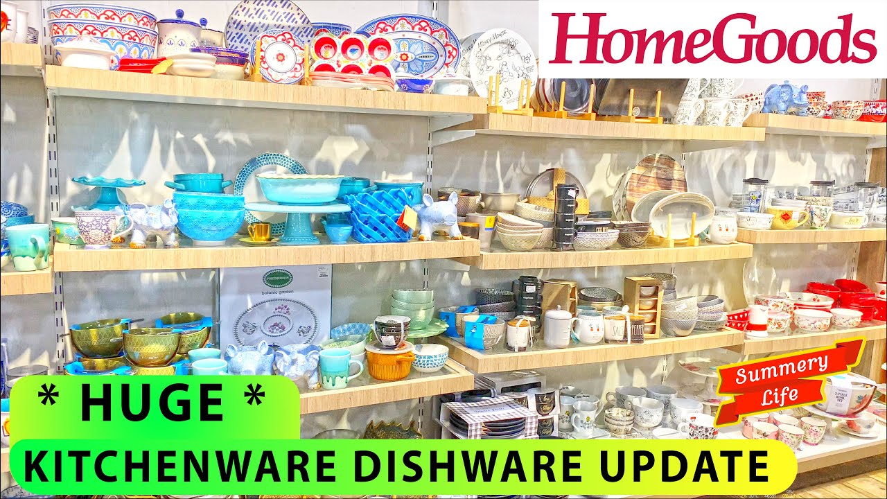 НОВИНКА HomeGoods КУХНЯ ПОСУДА Посуда Тарелки Чашки Магазин СТЕКЛА Прохождение
