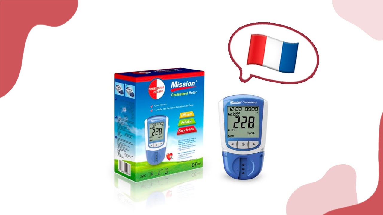 Vidéo d'instruction sur le cholestérol I FR