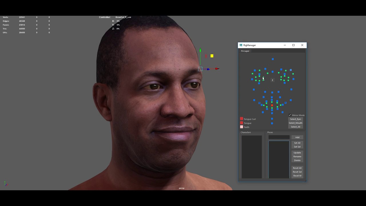 CTRL Human - Mayor Grant Facial Rig