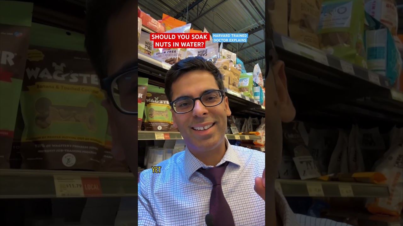 Harvard Trained Doctor Explains if You Should Soak Nuts? #guthealth #healthtips #shorts #short
