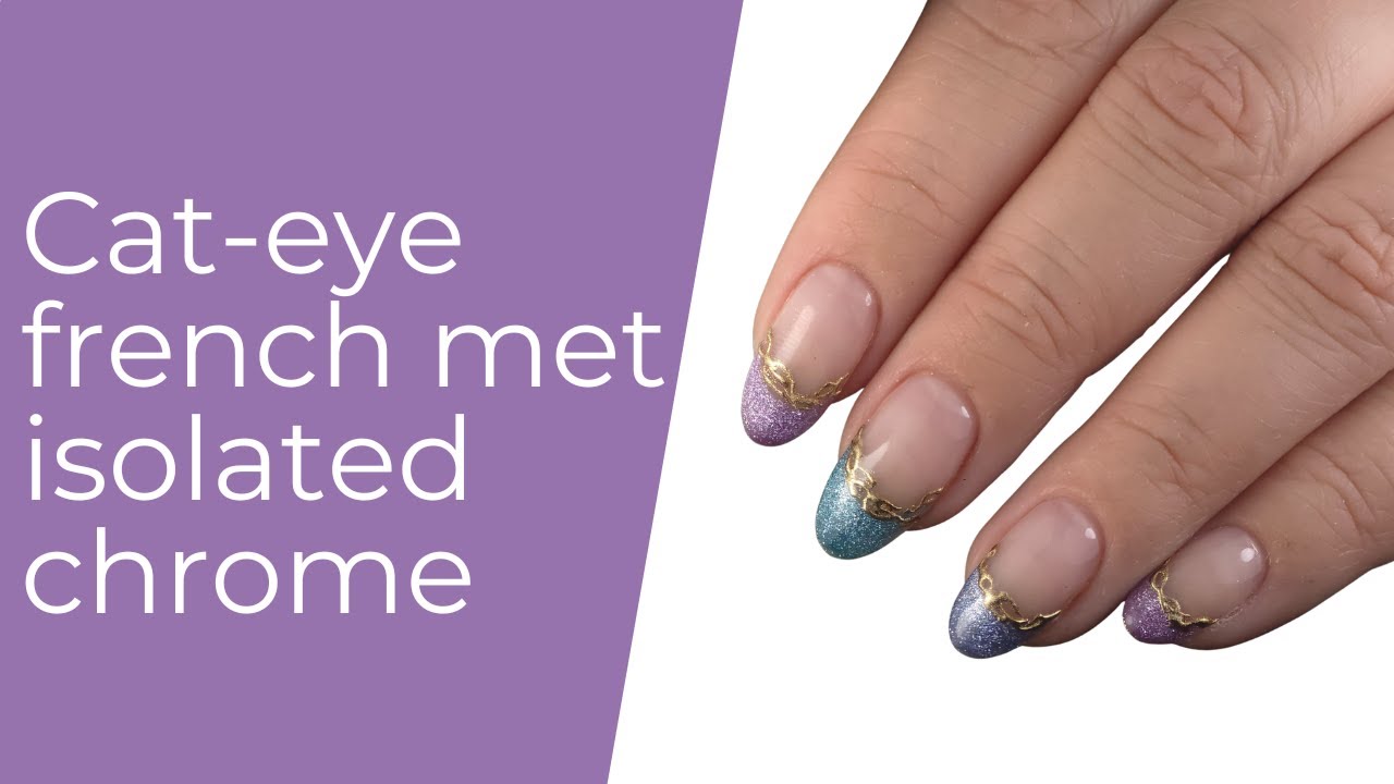 Acrylnagels bijwerken zonder alles te verwijderen | cat eye en chrome
