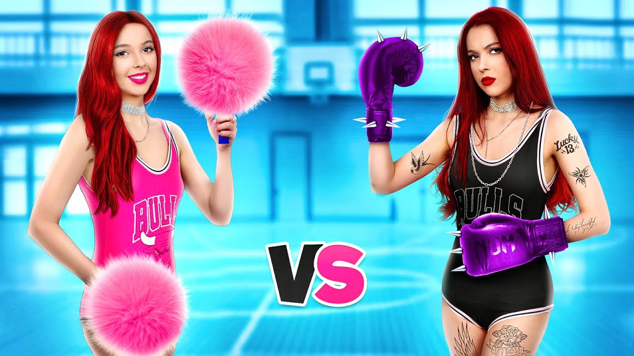 Good VS Bad Twin Sister || Different Types of Girls in College