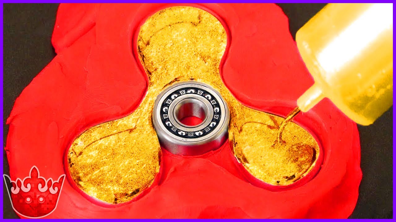 Como hacer un FIDGET SPINNER casero - 7 Formas SENCILLAS - ORO - Fácil y rápido
