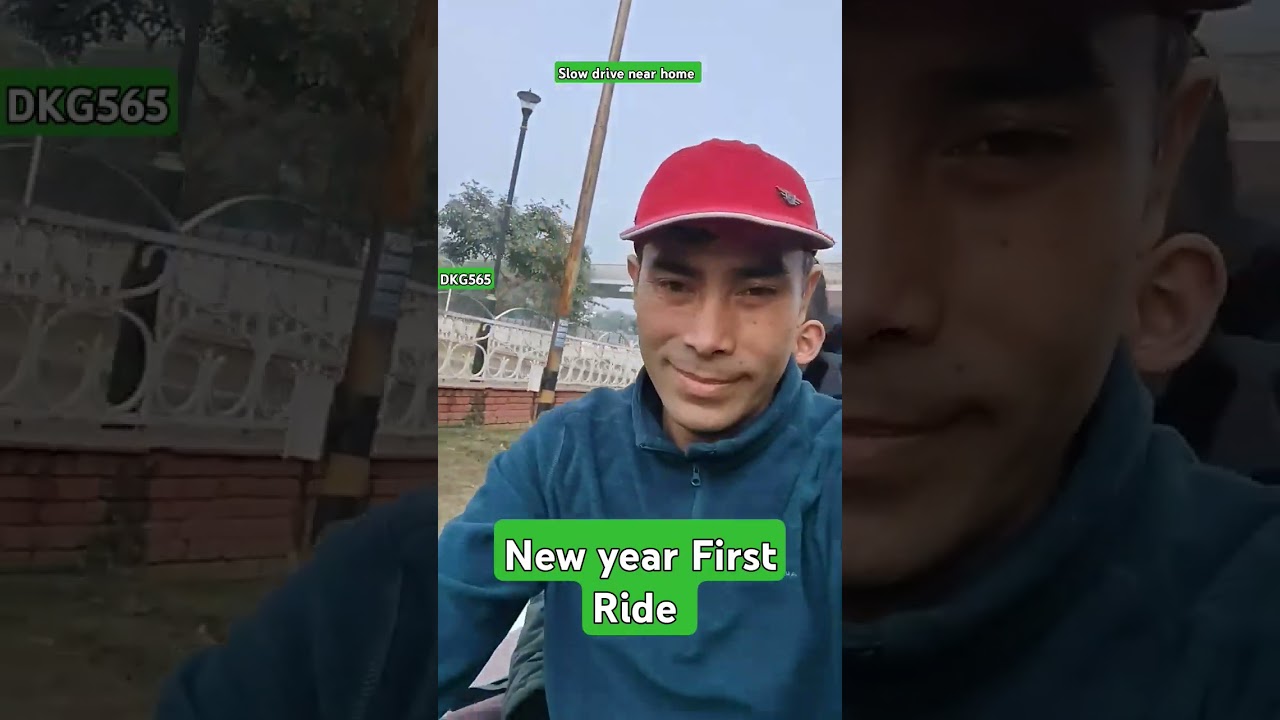 Slow motion driver driving Near Home with safety 