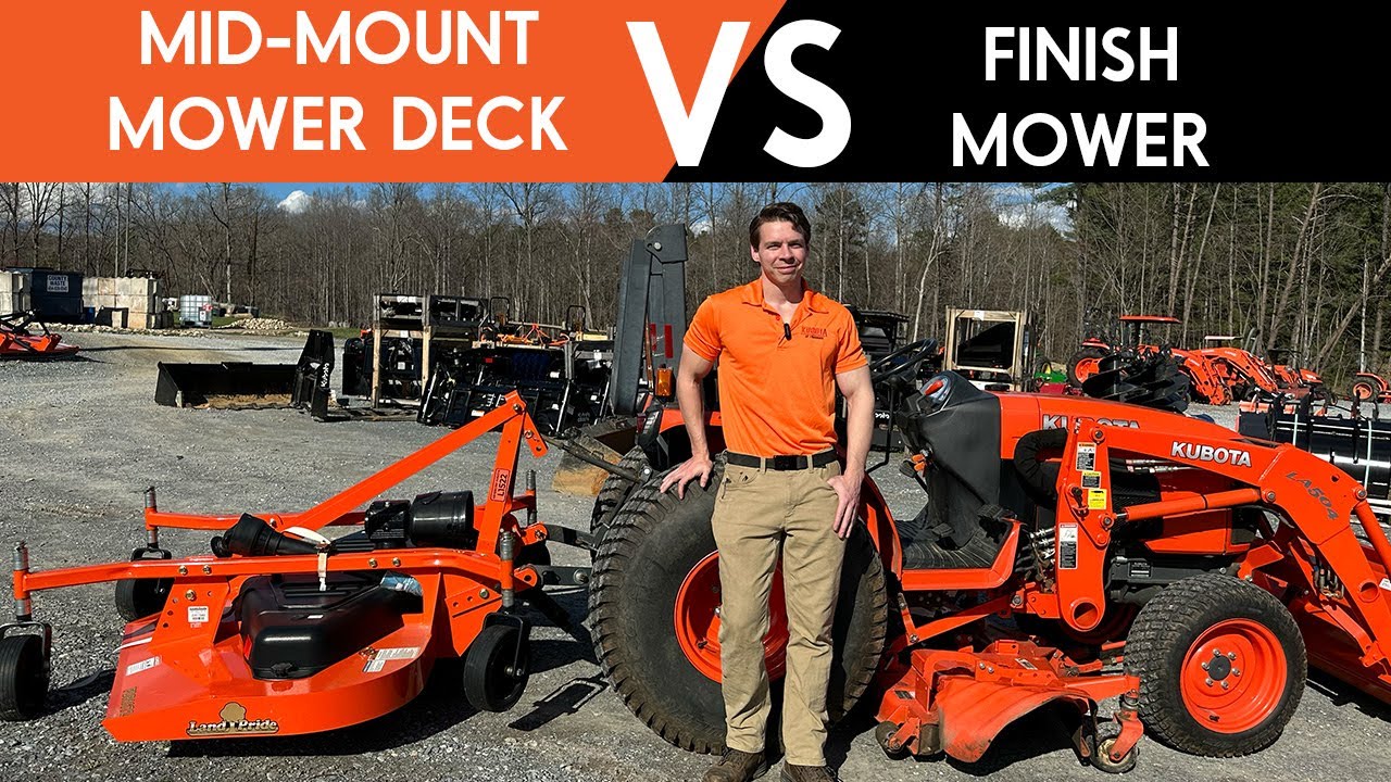 Mid-Mount Mower Deck vs Finish Mower