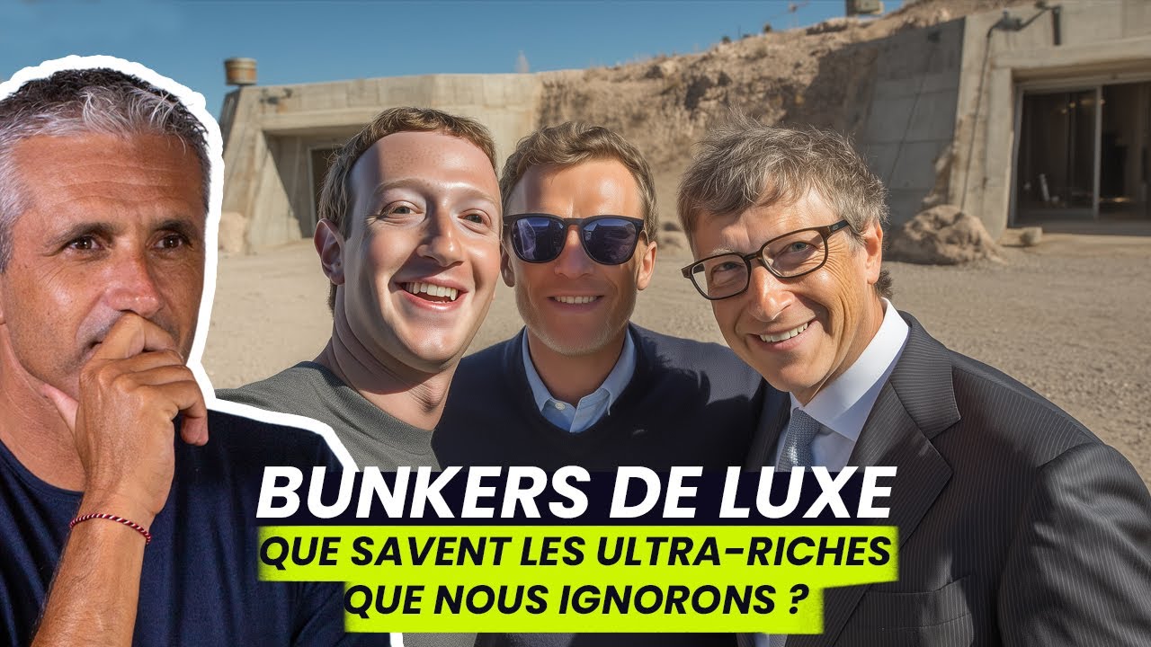La v&eacute;rit&eacute; cach&eacute;e sur les bunkers de luxe et villes souterraines.
