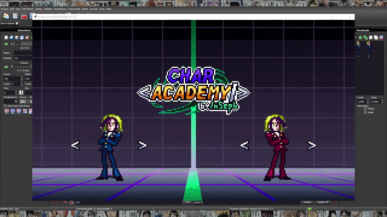 Fixing bugs (Academy MUGEN v1.4)