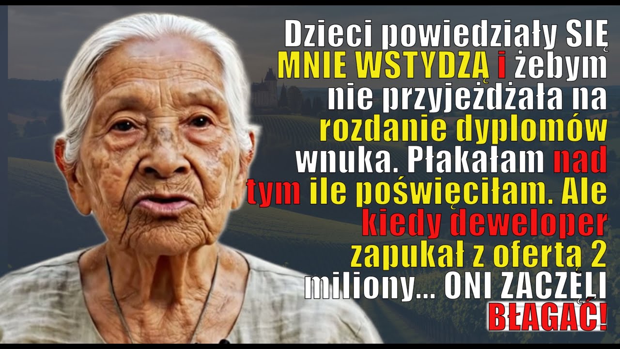 Moje dzieci powiedziały Wstydzimy się ciebie na rozdaniu dyplomów... Wróciłam i się odrodziłam