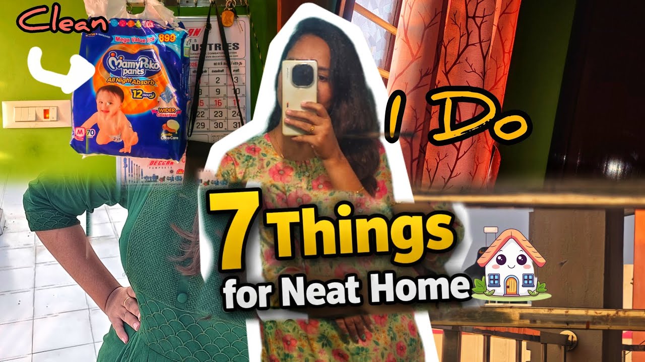 💫 7️⃣ things that kept My Home 🏡 Neat|Thara|Minimalism #thar #minimalism  #viral