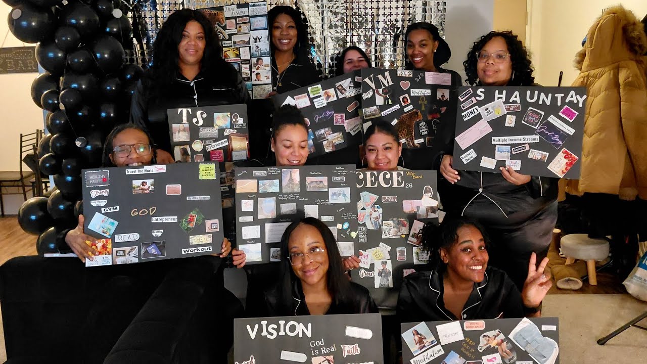 Vision board girls night!!!!