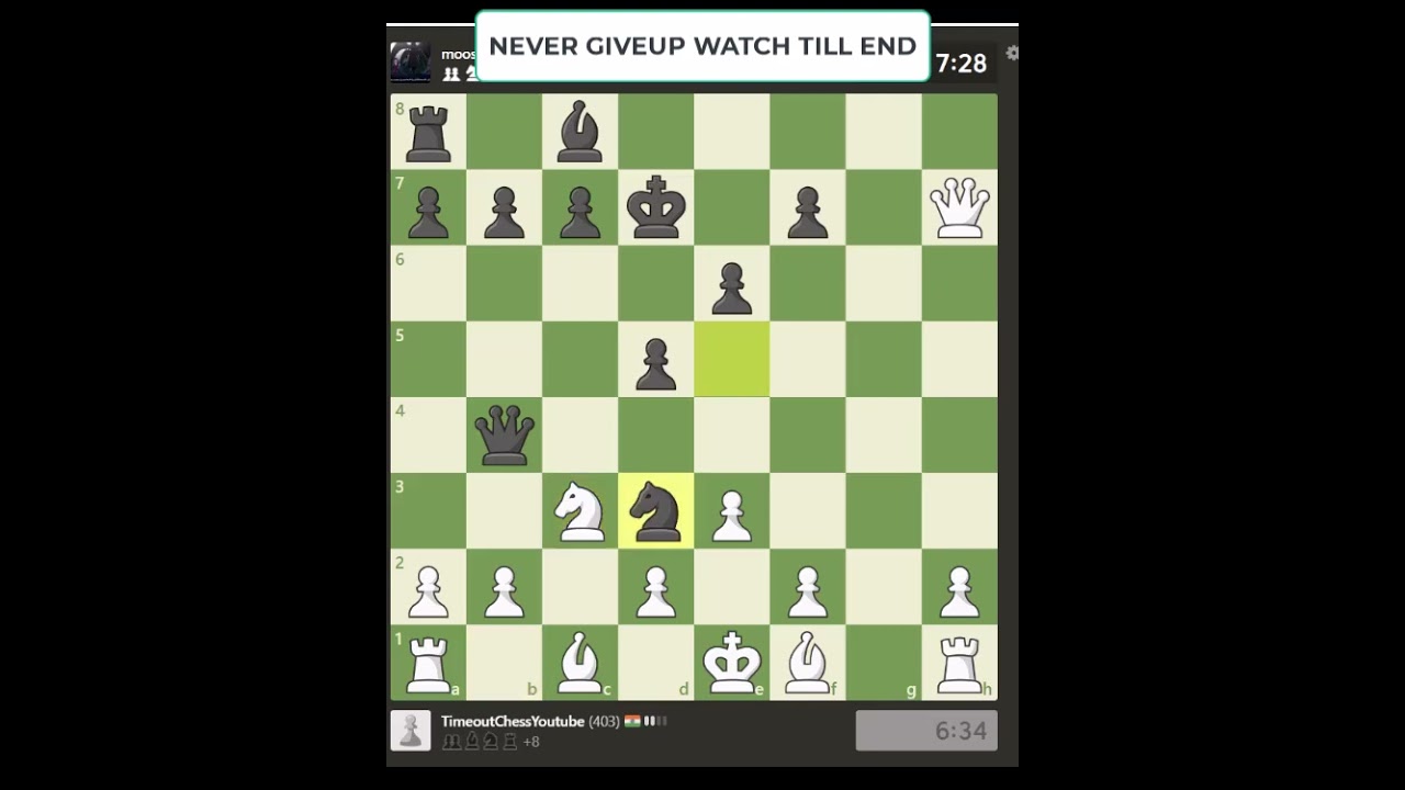 NEVER GIVE UP | The Comeback That Shocked Everyone in Chess 2026 #chess #lichesstitledarena