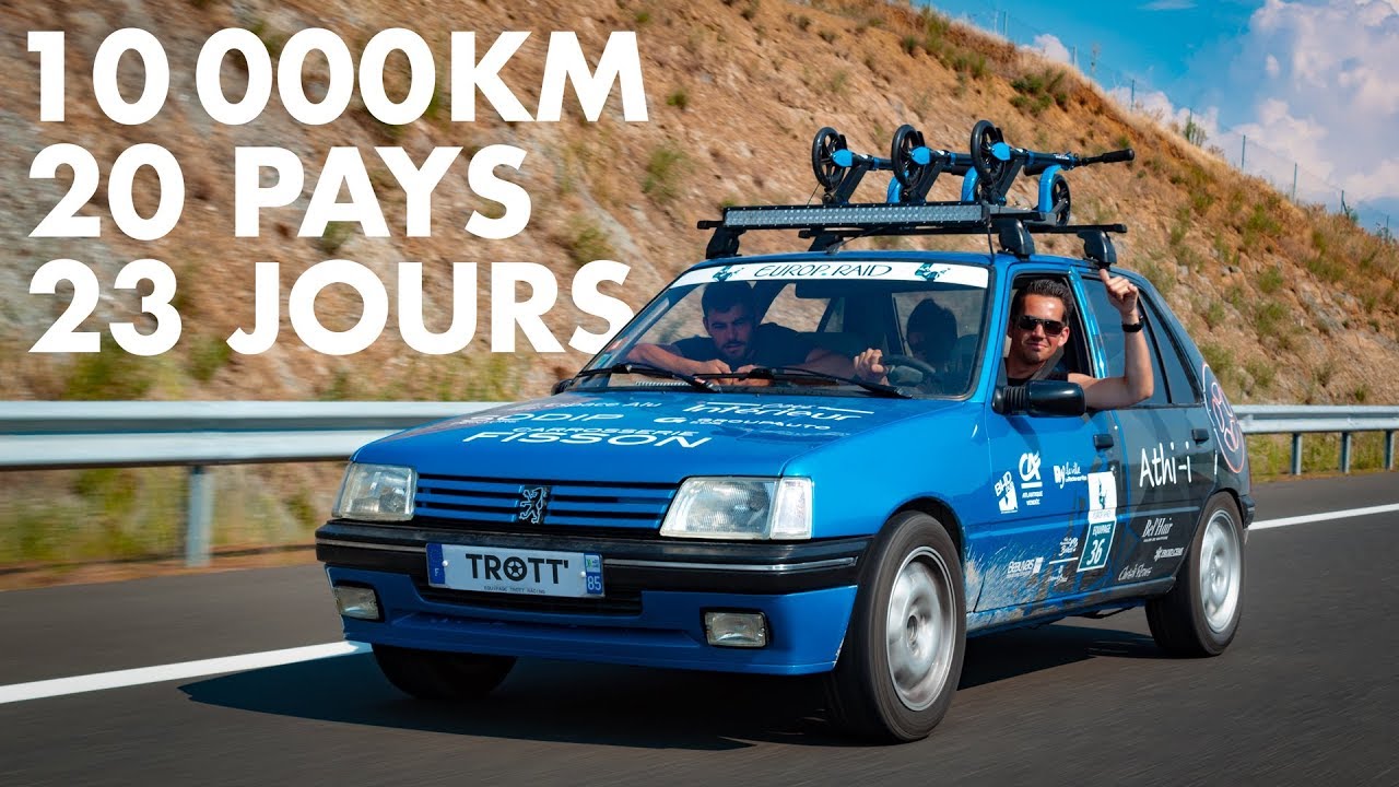 PARCOURIR L'EUROPE EN PEUGEOT 205 ! Trott'Racing - Europ'Raid 2018